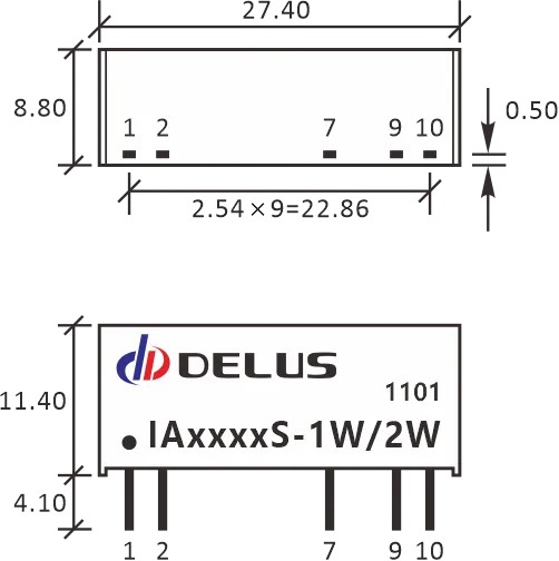 IA_S-1W/2W Pinout